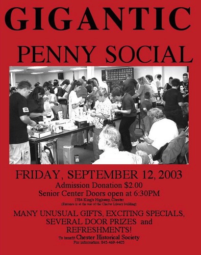 Penny Social Flyer 2003